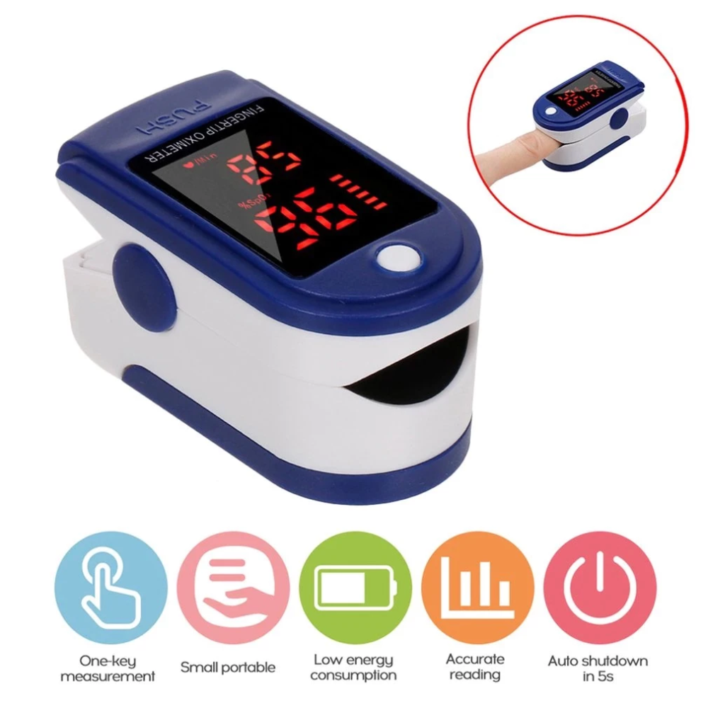finger pulse oximeter price in Pakistan LED display SpO2 heart rate monitor