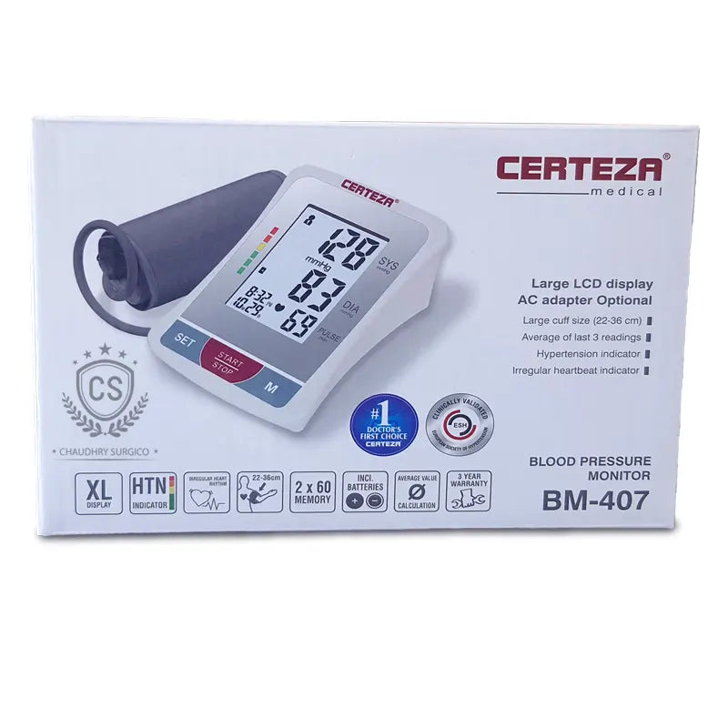 Digital Blood Pressure Monitor - Certeza BM-407 - BP Apparatus
