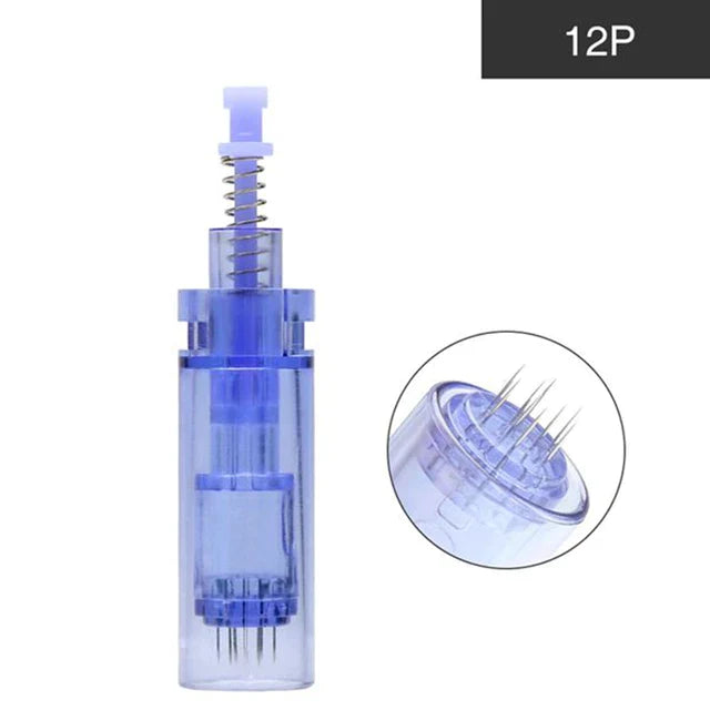 Dr. Pen 12 Pin Microneedling Needles – Derma Pen Cartridges (A1, A6, M5, M7, E30 Compatible)
