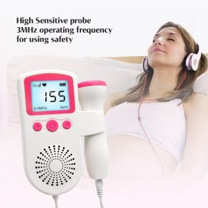 Fetal Doppler Baby Heart Monitor – FM Fetal Movement & Heartbeat Detector