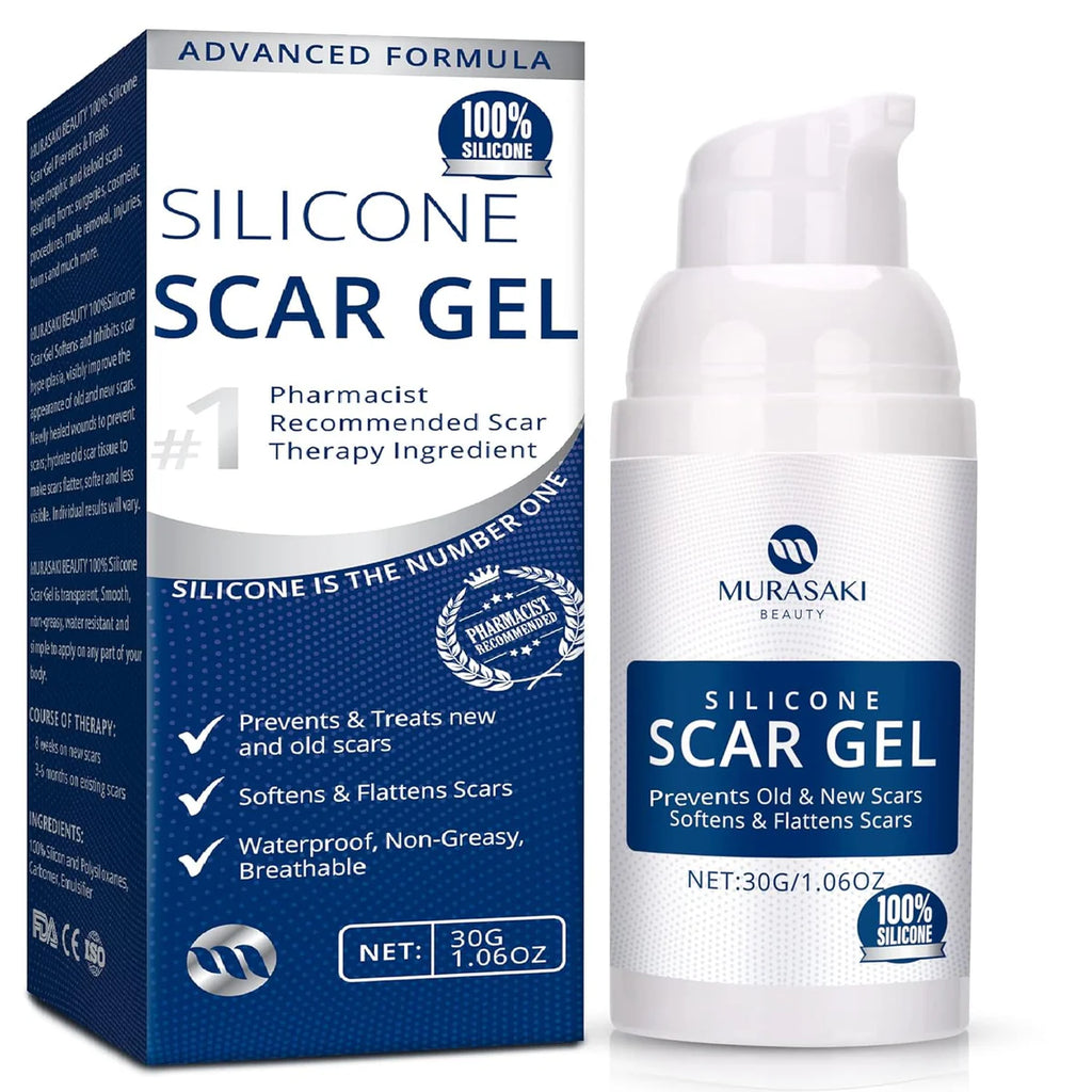 Silicone Scar Removal Gel Cream for Surgical & Stretch Marks