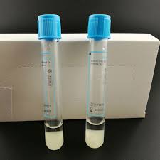 Plastic Vacuum Blood Collection Tubes 100 Pcs Sodium Citrate PRP Tubes with Blue Cap - PT Tubes in Pakistan