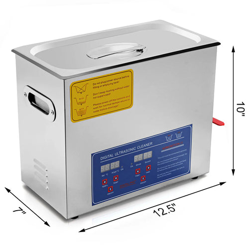 6L Ultrasonic Cleaner – Digital Cleaning Machine with Heater & Timer