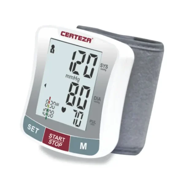 BM307 Certeza BM 307 Wrist BP Apparatus on wrist - Medical Hub Pakistan