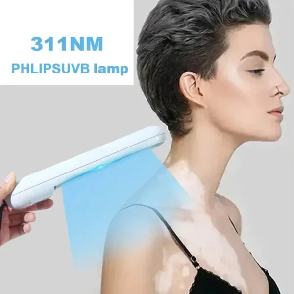 311nmUVlampsPhototherapyMedicalDeviceUvbTreatmentLampForVitiligoPsoriasisTreatmentEquipment Yonker YK-6000B-T UVB Phototherapy Lamp handheld device for vitiligo treatment - Medical Hub Pakistan