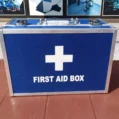 Wooden First Aid Box aluminum medical storage box for medicine