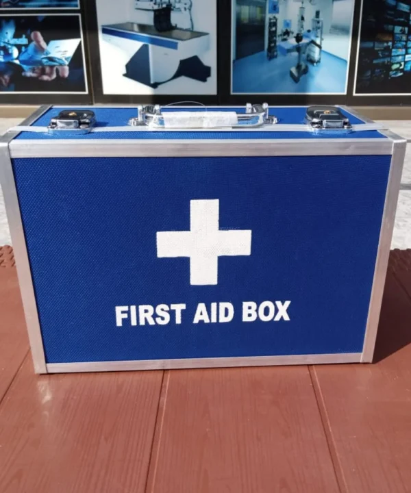 Wooden First Aid Box aluminum medical storage box for medicine