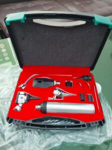 ENTDiagnosticSets-CompactF.OOphthalmoscope-OtoscopeENTDiagnosticSetspriceinPakistan3 Compact fiber optic ophthalmoscope and otoscope ENT diagnostic set Pakistan