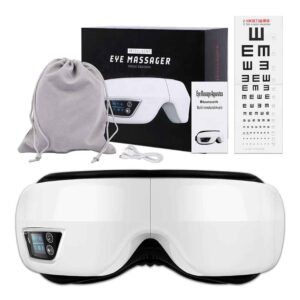 Electric eye massager mask with hot compress vibration and music Pakistan