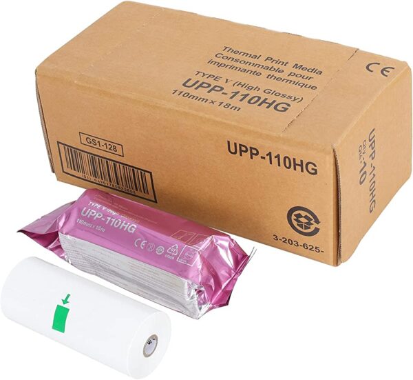 UltrasoundPrintingPaperRoll5 Sony UPP-110HG high glossy ultrasound thermal video printer paper 110mm Pakistan