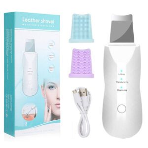Ultrasonic facial skin scrubber spatula blackhead removal device Pakistan